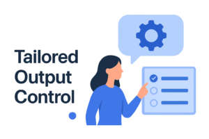 Tailored Output Control